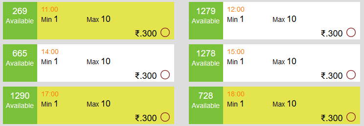 Ttd Online Darshan Tickets 300 Availability Chart